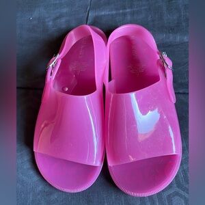Jelly Pink Slide Sandals